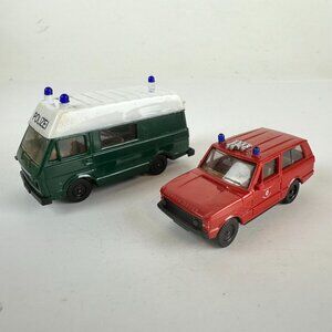 Herpa Vintage Plastic Vehicles Polizei Trucks Lot